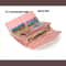 Vintage Floral PU Leather Wallet For Women With Coin Pocket Card Organizer 2