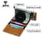 RetroShield RFID Wallet With PopUp Card Holder Elastic Cash Pocket 3