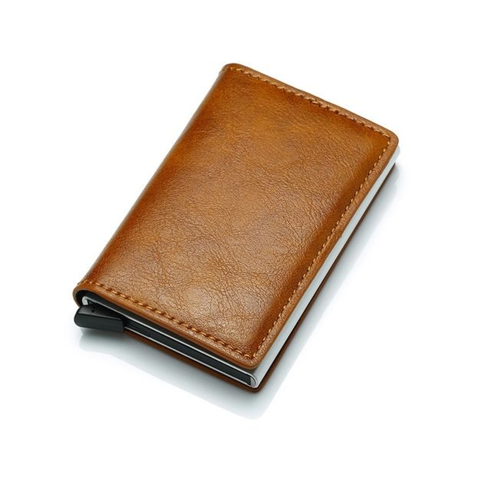 RetroShield RFID Wallet With PopUp Card Holder Elastic Cash Pocket 9