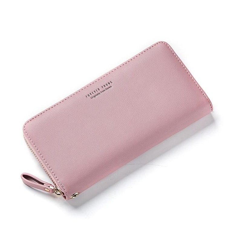Elegant Women Long Clutch Wallet With Phone Pocket And Large Capacity Card Holder 5