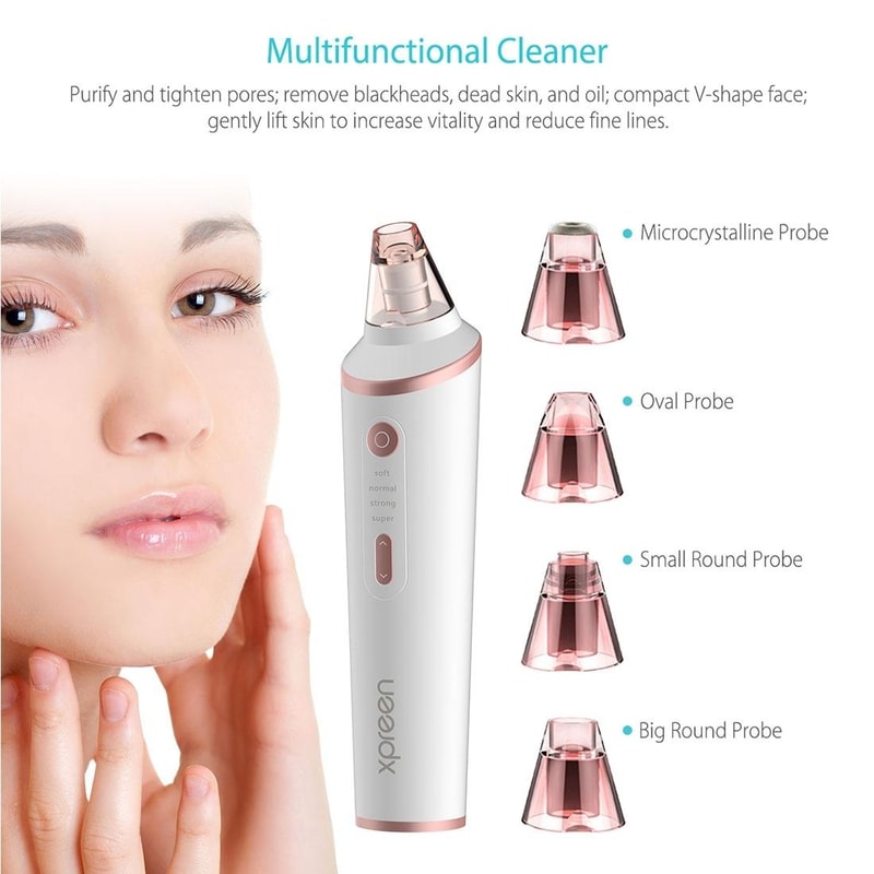 Blackhead Remover Pore Vacuum With LED Light Wireless Charging 7