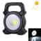 Solar Rechargeable COB LED Work Light Portable Camping Emergency Lamp Power Bank