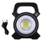 Solar Rechargeable COB LED Work Light Portable Camping Emergency Lamp Power Bank