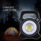 Solar Rechargeable COB LED Work Light Portable Camping Emergency Lamp Power Bank