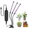 Triple Head LED Grow Light with Timer & Adjustable Full Spectrum for Indoor Plants
