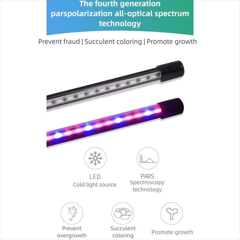 Triple Head LED Grow Light with Timer & Adjustable Full Spectrum for Indoor Plants