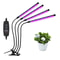 Triple Head LED Grow Light with Timer & Adjustable Full Spectrum for Indoor Plants