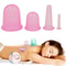4 in 1 Silicone Cupping Set for Body Massage and Vacuum Therapy Relief Random Color Delivery