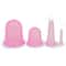 4 in 1 Silicone Cupping Set for Body Massage and Vacuum Therapy Relief Random Color Delivery