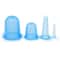 4 in 1 Silicone Cupping Set for Body Massage and Vacuum Therapy Relief Random Color Delivery
