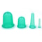 4 in 1 Silicone Cupping Set for Body Massage and Vacuum Therapy Relief Random Color Delivery