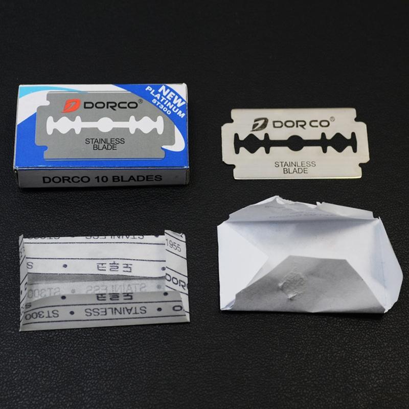 Professional Eyebrow Razor Blades Stainless Steel Double Edge Grooming Set for Precision Shaving