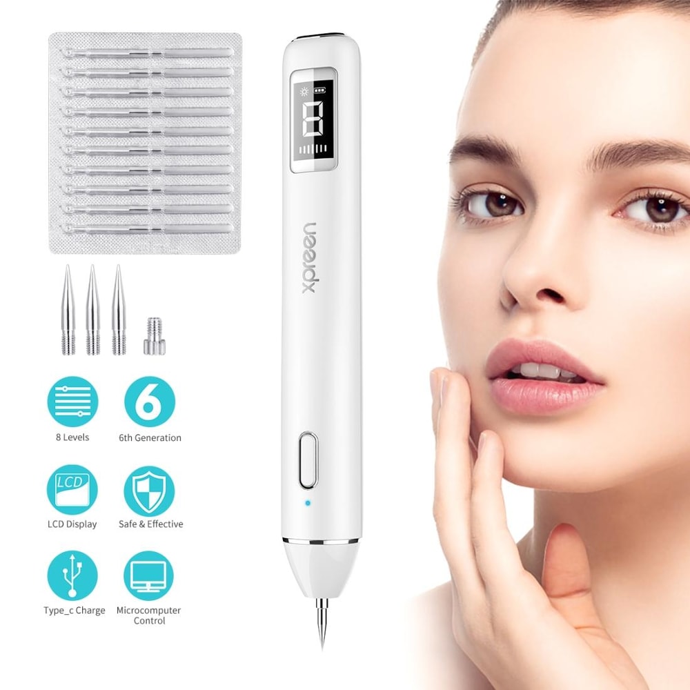 Professional Dark Spot Remover Pen with LED Screen & Adjustable Precision Levels