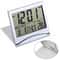 Portable Digital Travel Alarm Clock With LCD Display Temperature Monitor Foldable Stand 0