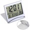 Portable Digital Travel Alarm Clock With LCD Display Temperature Monitor Foldable Stand 0