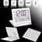 Portable Digital Travel Alarm Clock With LCD Display Temperature Monitor Foldable Stand 6