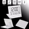 Portable Digital Travel Alarm Clock With LCD Display Temperature Monitor Foldable Stand 6