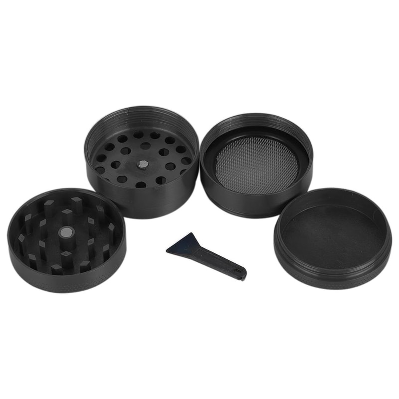40mm Herb Grinder With 4 Layers And Magnetic Lid Premium Zinc Alloy Tobacco Crusher 5