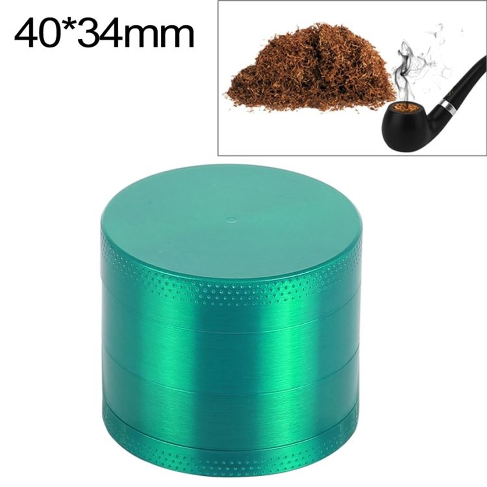 40mm Herb Grinder With 4 Layers And Magnetic Lid Premium Zinc Alloy Tobacco Crusher 9