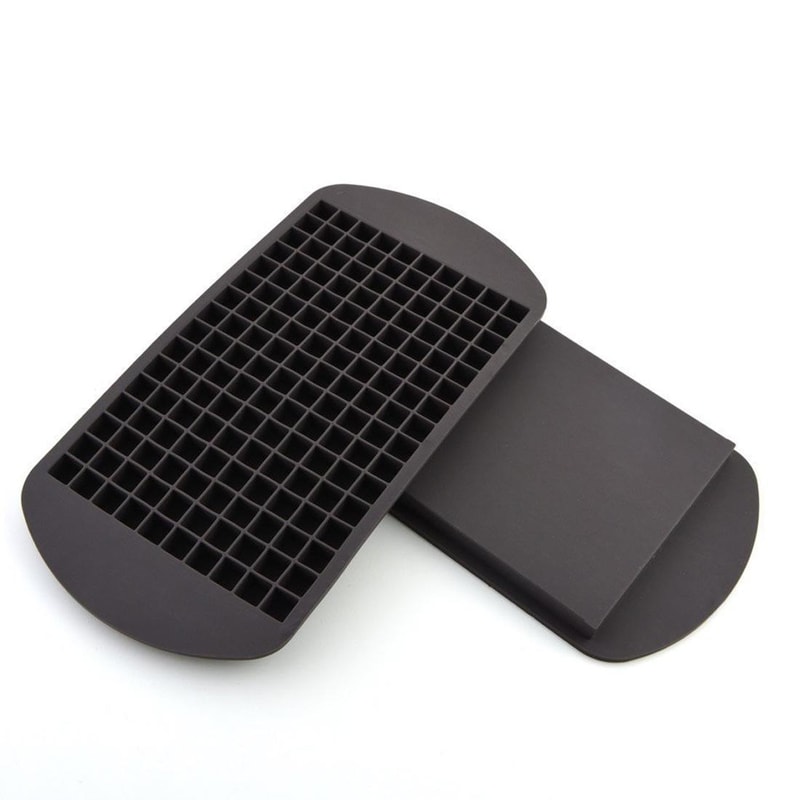 Mini Silicone Ice Cube Tray With 160 Small Cubes For Cocktails Coffee Whiskey 1
