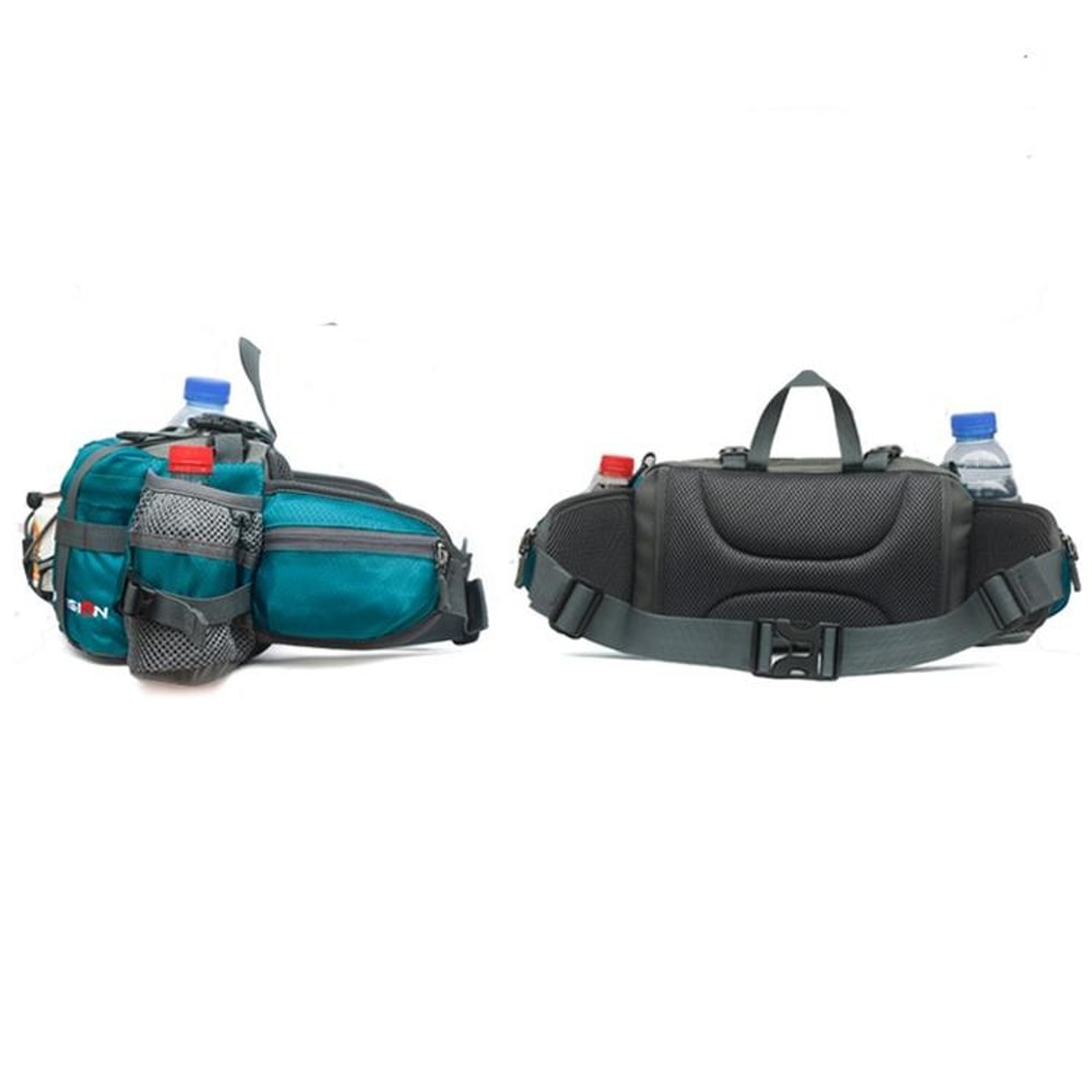 5L Waterproof Cycling Waist Pack With Bottle Holder For Hiking Running Travel 2