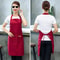 Adjustable Waterproof Cotton Chef Apron For Cooking BBQ Cafe Salon Use 1