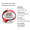 Modern Silent Digital Wall Clock With Large LCD Display Temperature Monitor Snooze Alarm 2