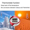 Modern Silent Digital Wall Clock With Large LCD Display Temperature Monitor Snooze Alarm 6