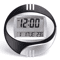 Modern Silent Digital Wall Clock With Large LCD Display Temperature Monitor Snooze Alarm 10