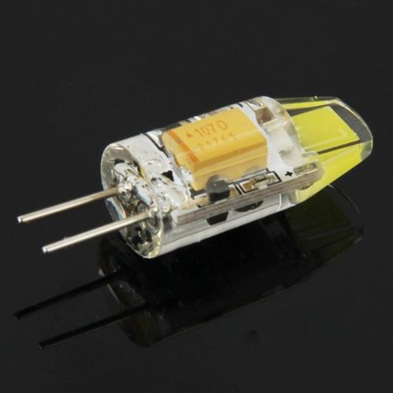 G4 Crystal LED Spotlight Bulb 1W Warm White Energy Saving Chandelier Light 2