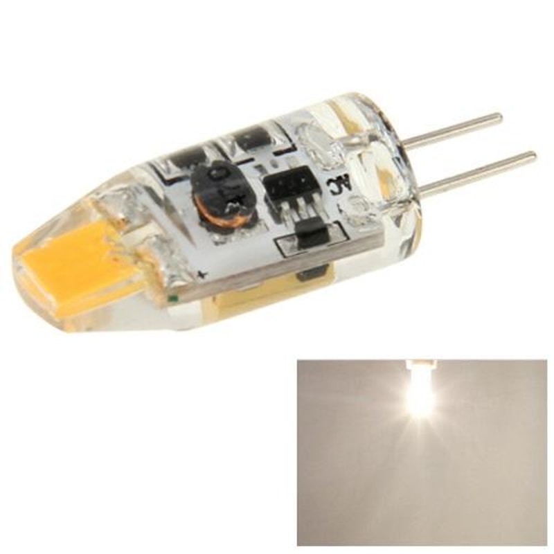 G4 Crystal LED Spotlight Bulb 1W Warm White Energy Saving Chandelier Light 6