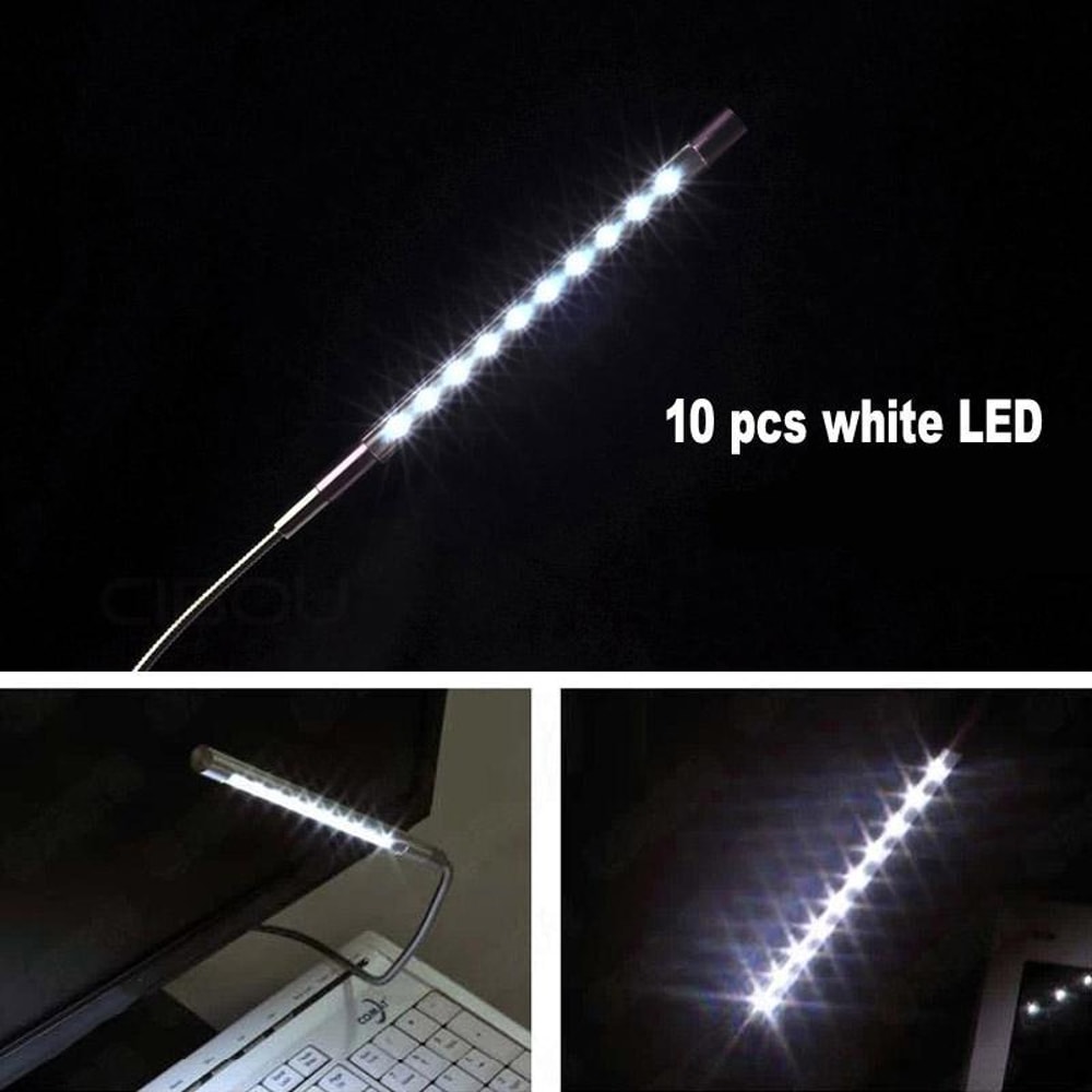 Portable USB LED Light For Laptop Travel Reading 5