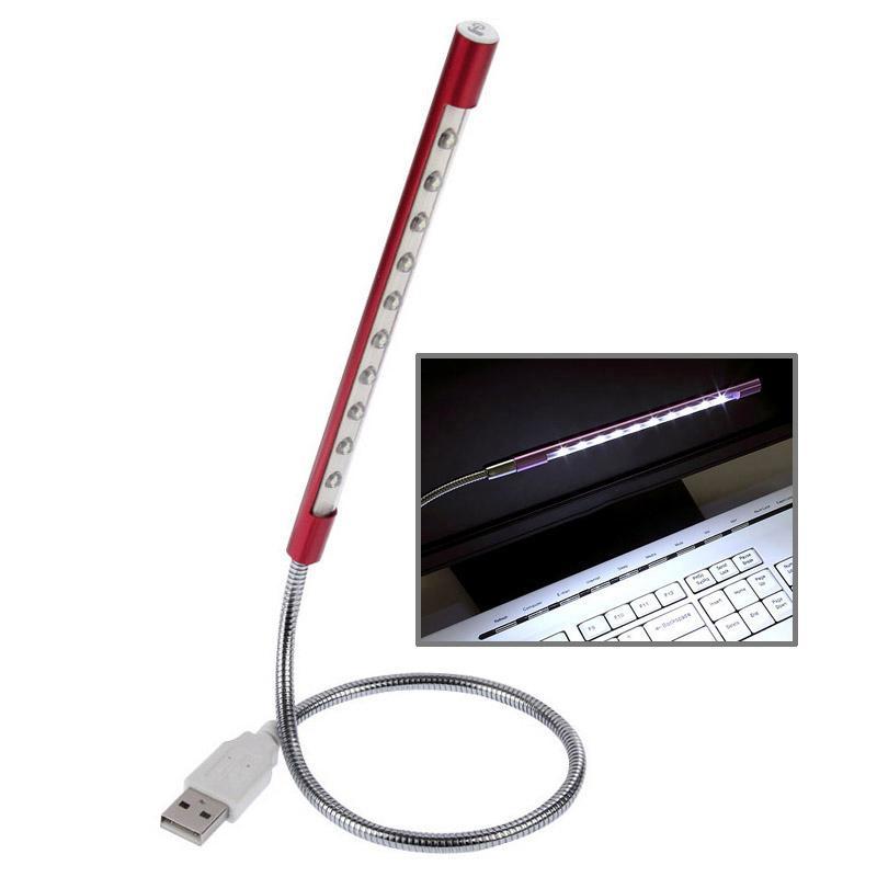 Portable USB LED Light For Laptop Travel Reading 10