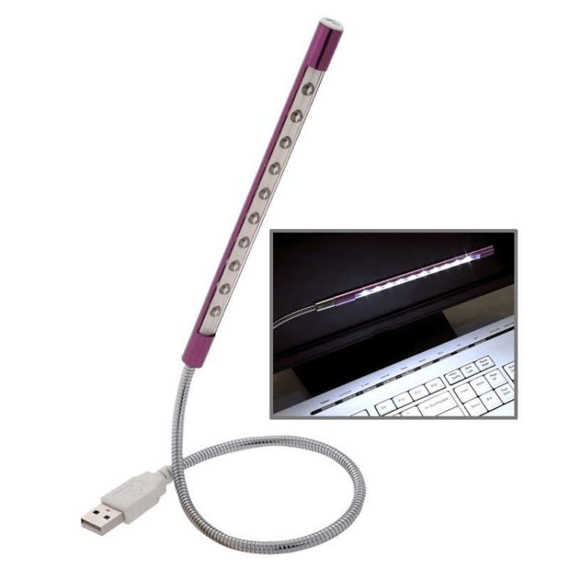 Portable USB LED Light For Laptop Travel Reading 7