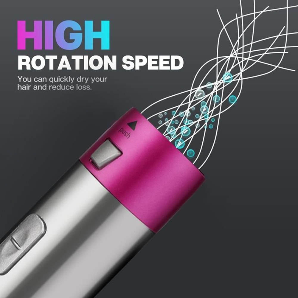5 In 1 Hot Air Styler Brush For Curling Straightening Volumizing Hair 7