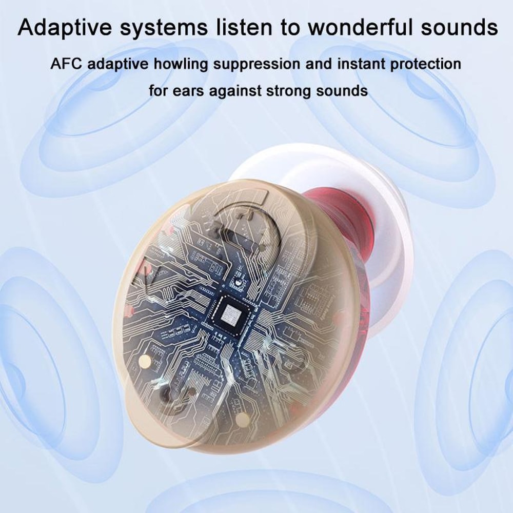 Invisible Rechargeable Hearing Aids For Seniors With Noise Reduction Digital Charging Case 11