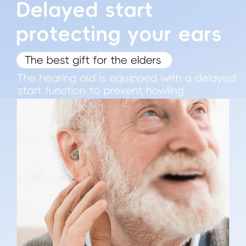 Invisible Rechargeable Hearing Aids For Seniors With Noise Reduction Digital Charging Case 12