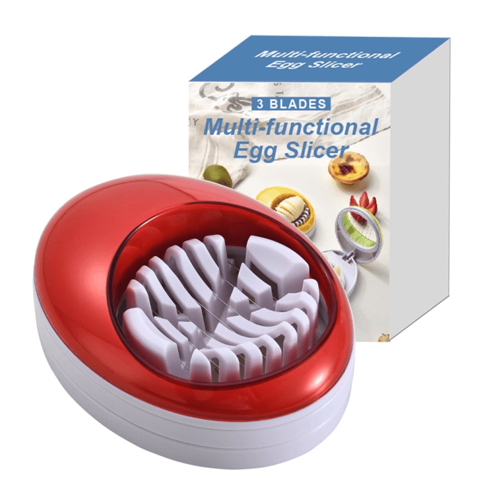 3in1 Egg Slicer Soft Fruit Cutter For Strawberries Bananas And Mushrooms 8