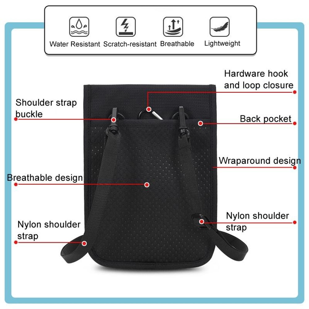 RFID Travel Neck Wallet Passport Holder Anti Theft Crossbody Phone Bag 5