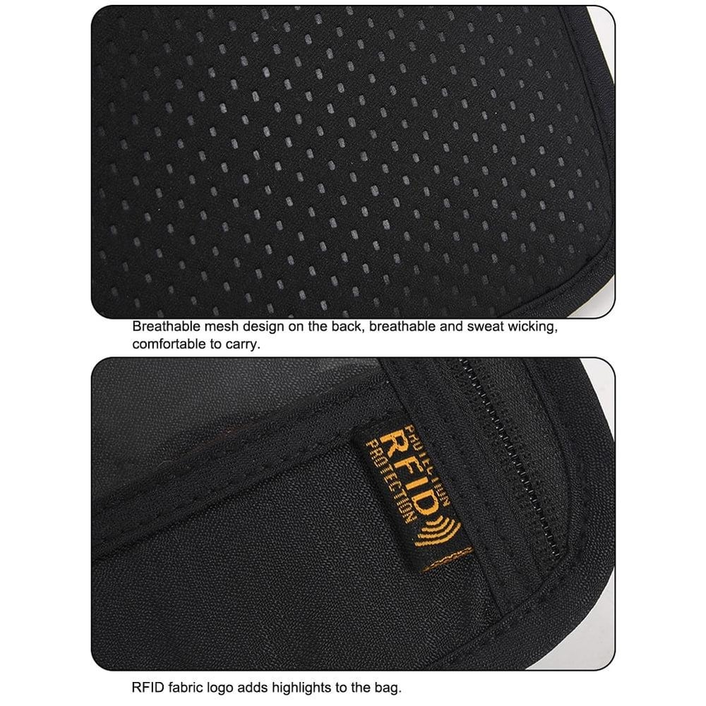 RFID Travel Neck Wallet Passport Holder Anti Theft Crossbody Phone Bag 6