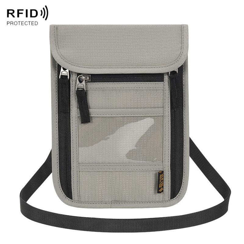 RFID Travel Neck Wallet Passport Holder Anti Theft Crossbody Phone Bag 11