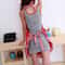 Elegant Sleeveless Apron With Lace Bow Pocket For Cooking Baking Kitchen Wear 2