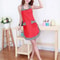 Elegant Sleeveless Apron With Lace Bow Pocket For Cooking Baking Kitchen Wear 1