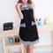 Elegant Sleeveless Apron With Lace Bow Pocket For Cooking Baking Kitchen Wear 6