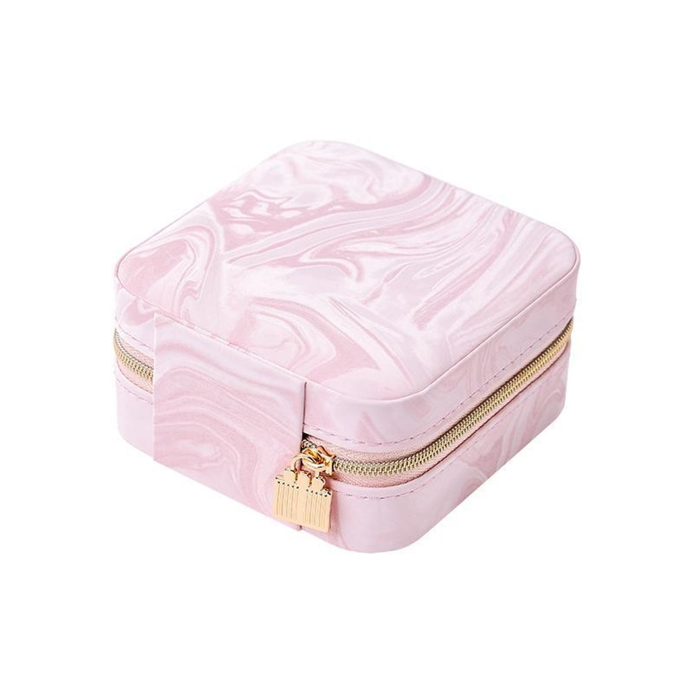 Portable Travel Jewelry Organizer Case For Rings Earrings Necklaces With Velvet Protection 7