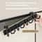 Stainless Steel Over The Door Hook Rack For Cabinets Closets No Drill Organizer 2