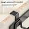 Stainless Steel Over The Door Hook Rack For Cabinets Closets No Drill Organizer 4
