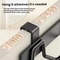 Stainless Steel Over The Door Hook Rack For Cabinets Closets No Drill Organizer 4