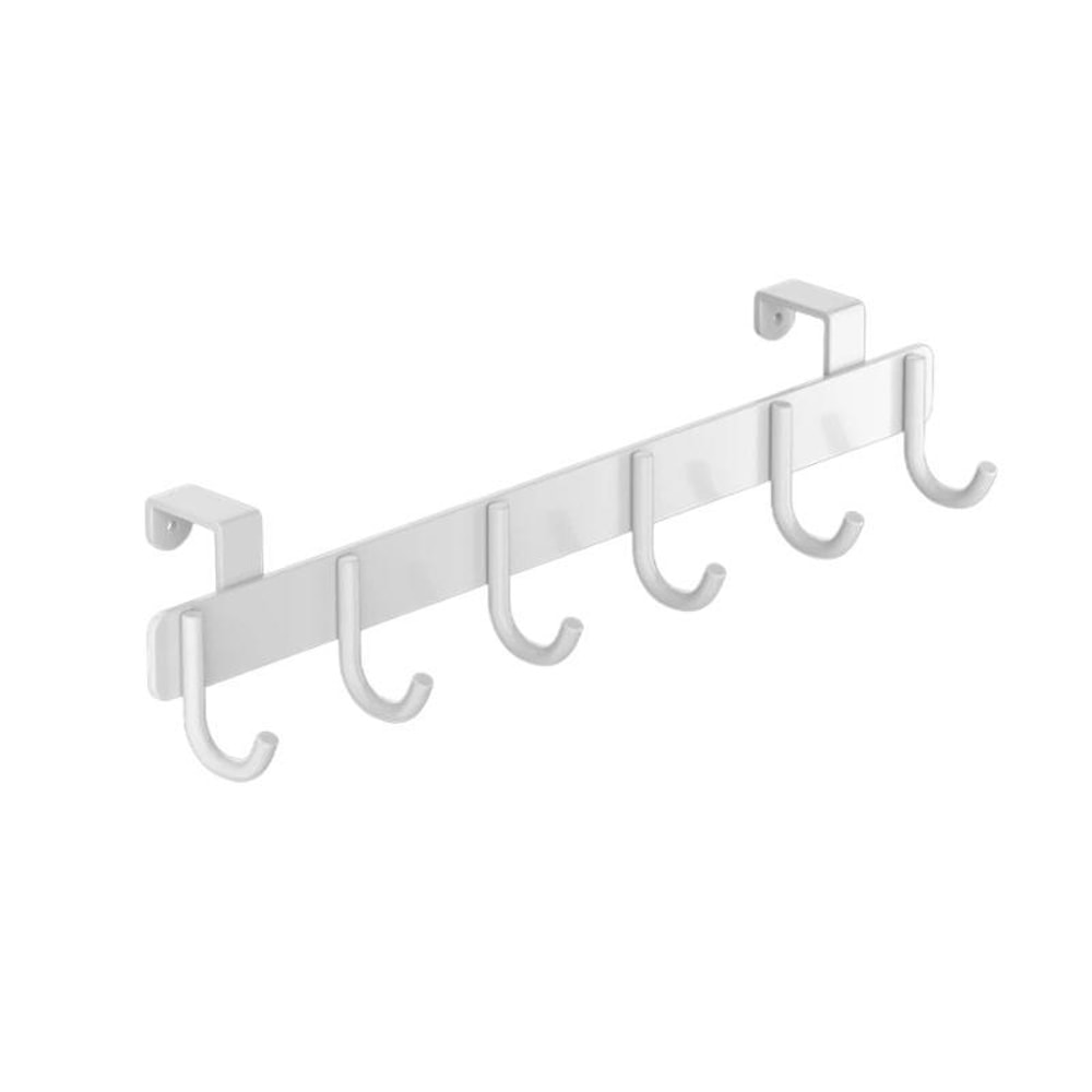 Stainless Steel Over The Door Hook Rack For Cabinets Closets No Drill Organizer 9