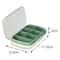 Large Capacity Waterproof Pill Organizer For Travel Daily Medication Storage 7